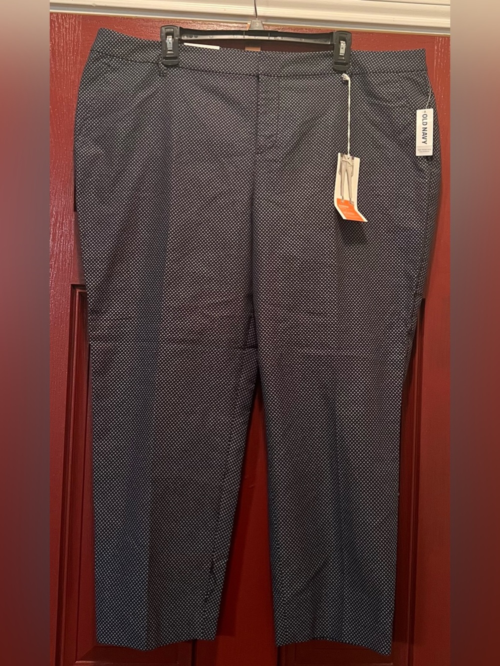 Women’s Harper Navy Microdot Dress Pants